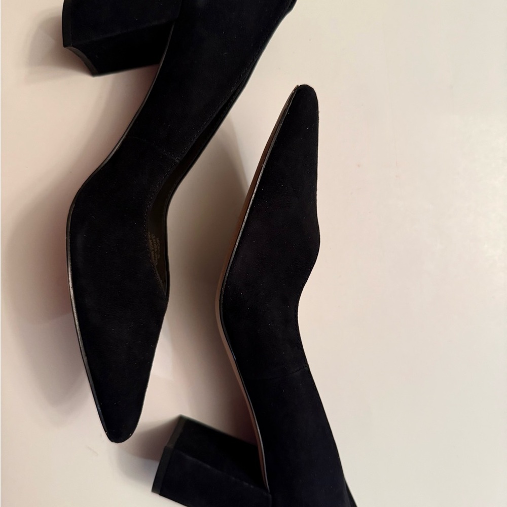 Marc Fisher Suede Block Pump Sz 8 - Picture 4 of 7